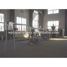 wood plastic granulating production line